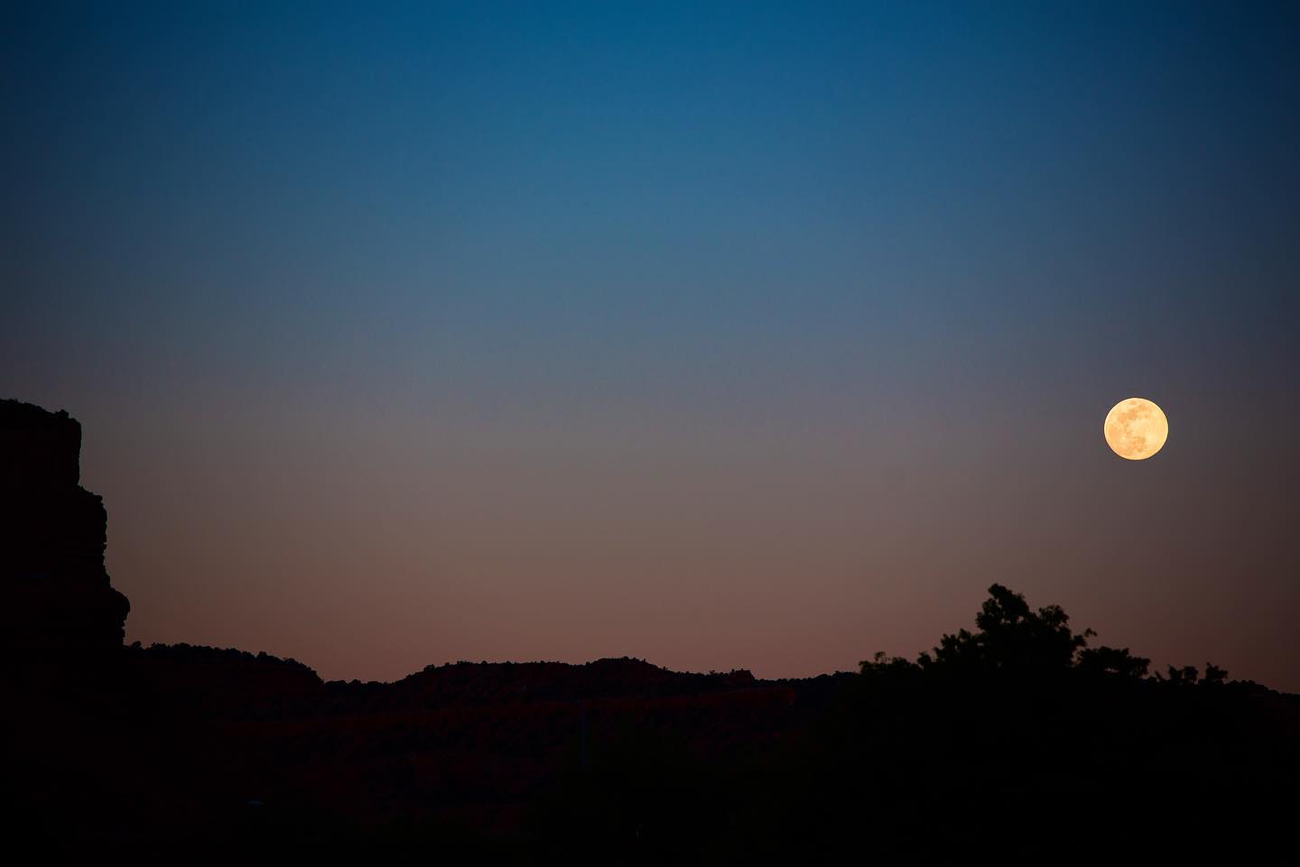 Moonlight in Kanab, Utah