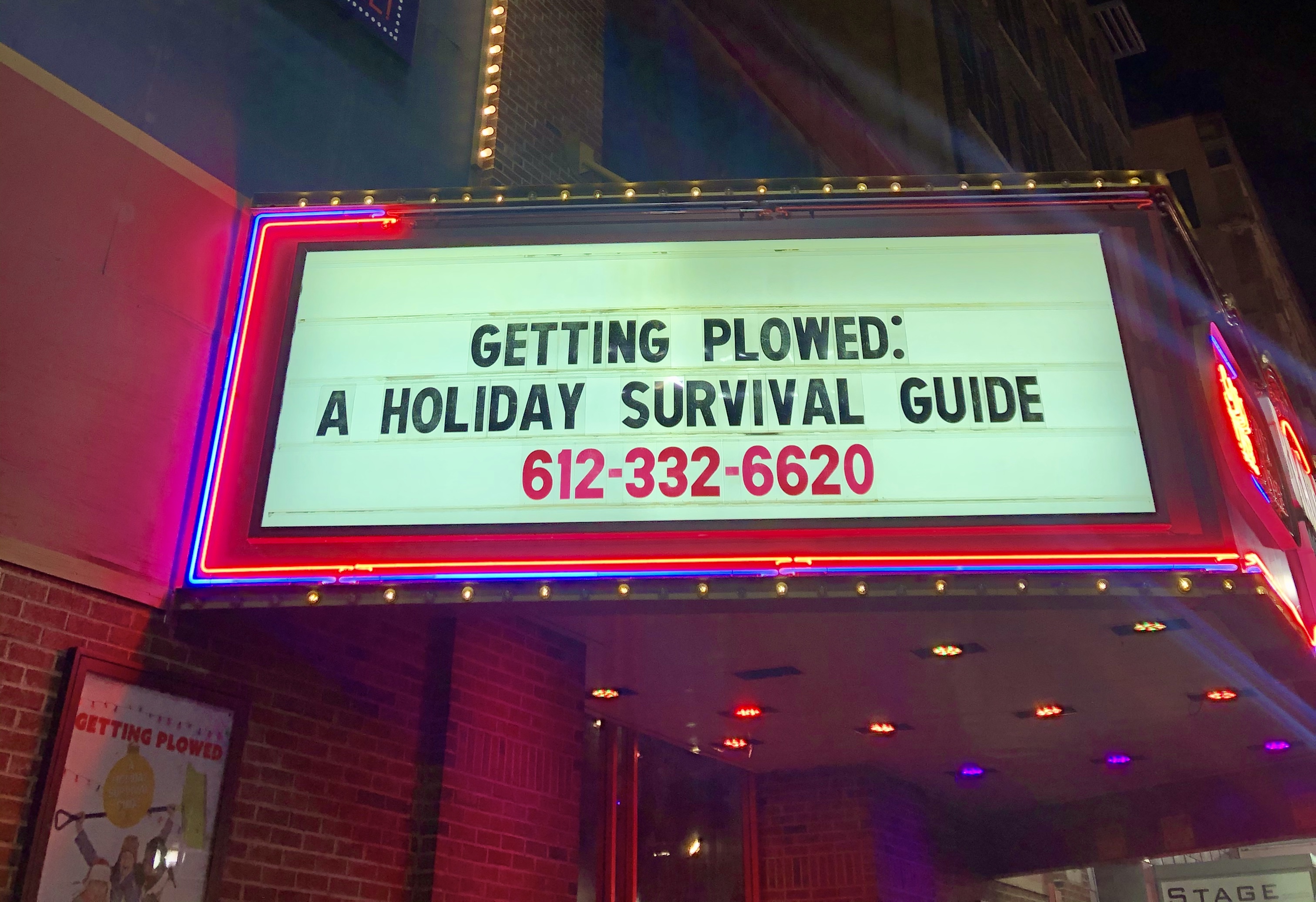 Getting Plowed: A Holiday Survival Guide – Brave New Workshop – Minneapolis